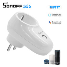Smart Home Sonoff S26 WiFi Smart Socket Wireless Plug Power Switch for Amazon Alexa Google Assistant Ifttt Us/UK/Cn/Au/EU